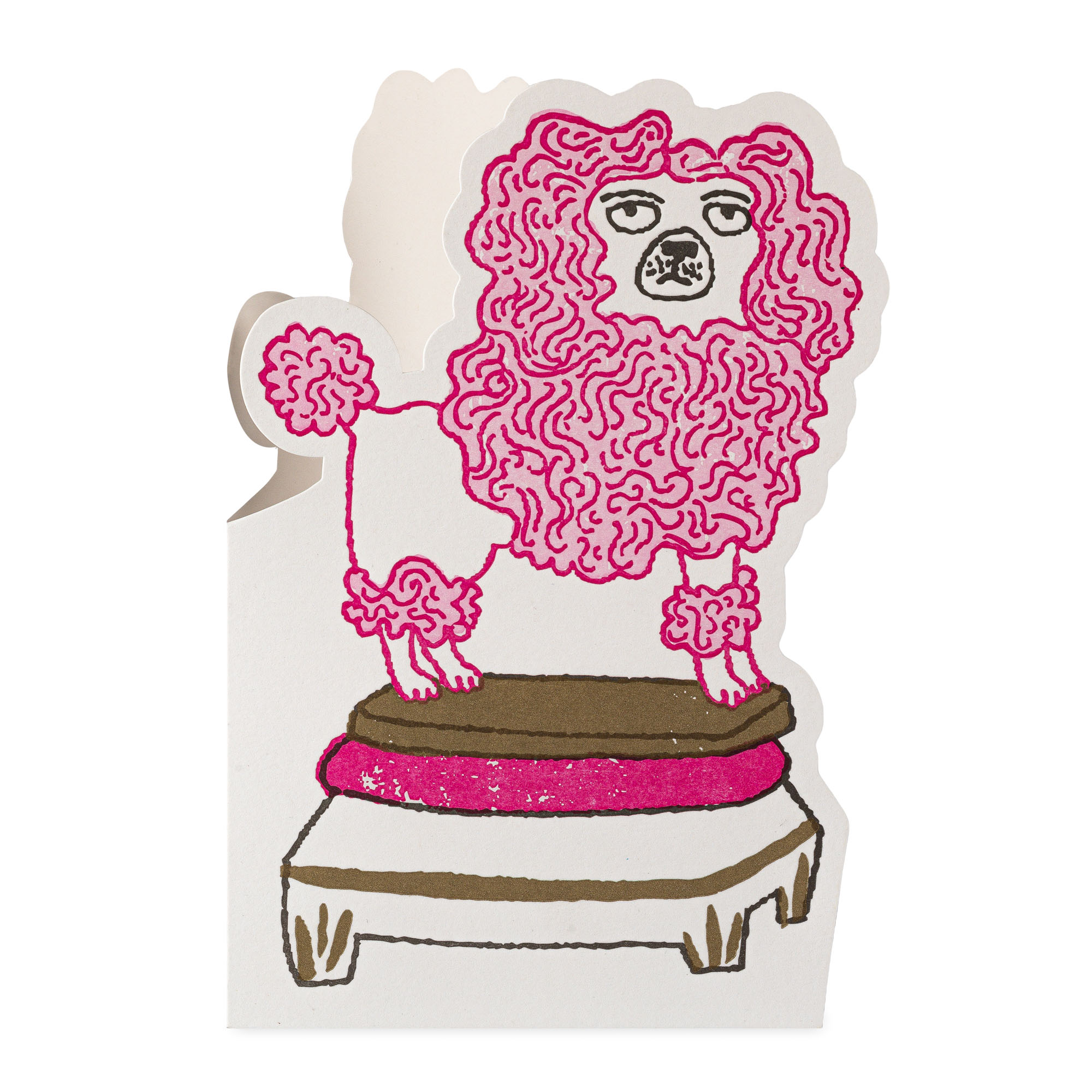 Poodle - Cut-out Cards - Charlotte Farmer - from Archivist Gallery 