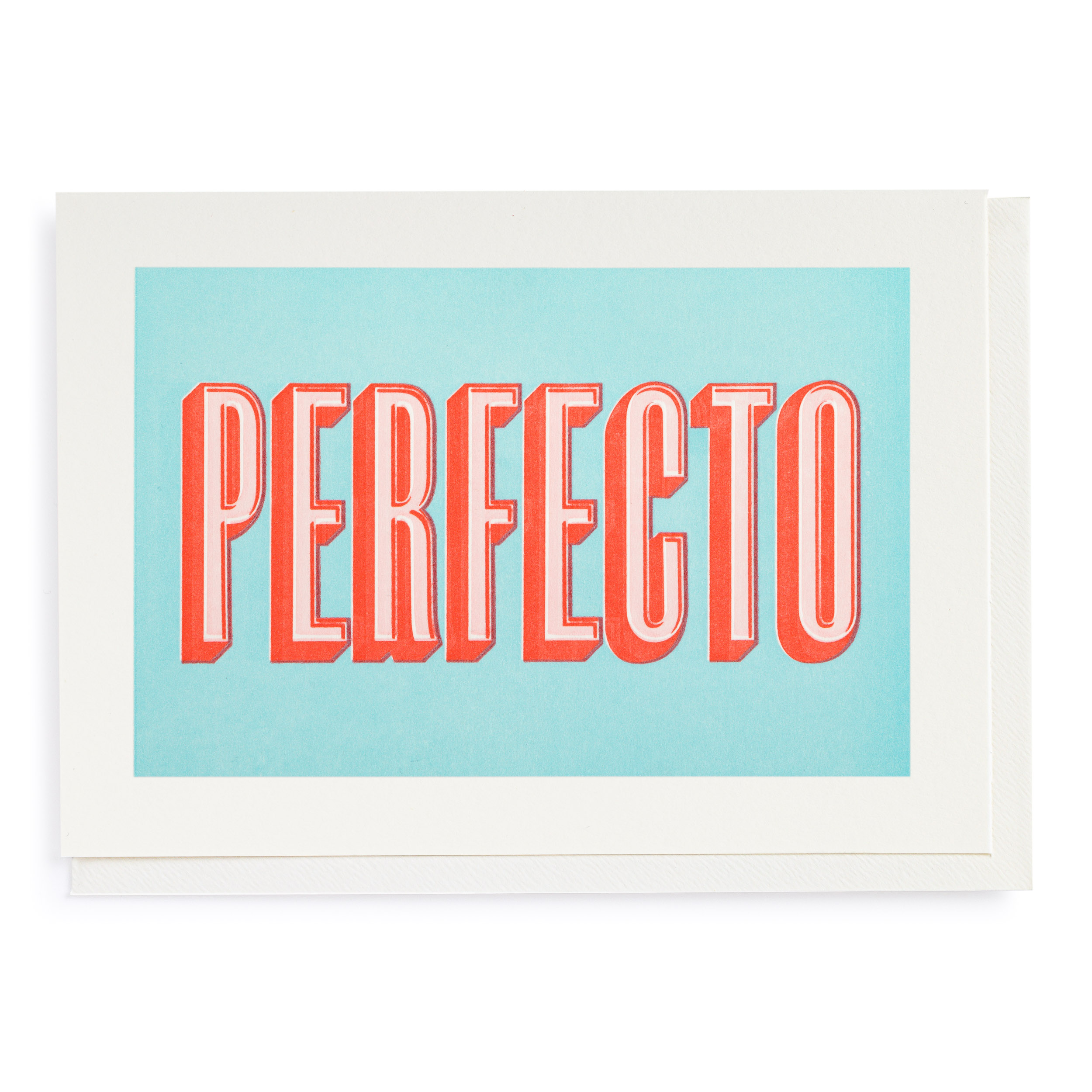 Perfecto - Letterpress Cards - Thomas Mayo - from Archivist Gallery 