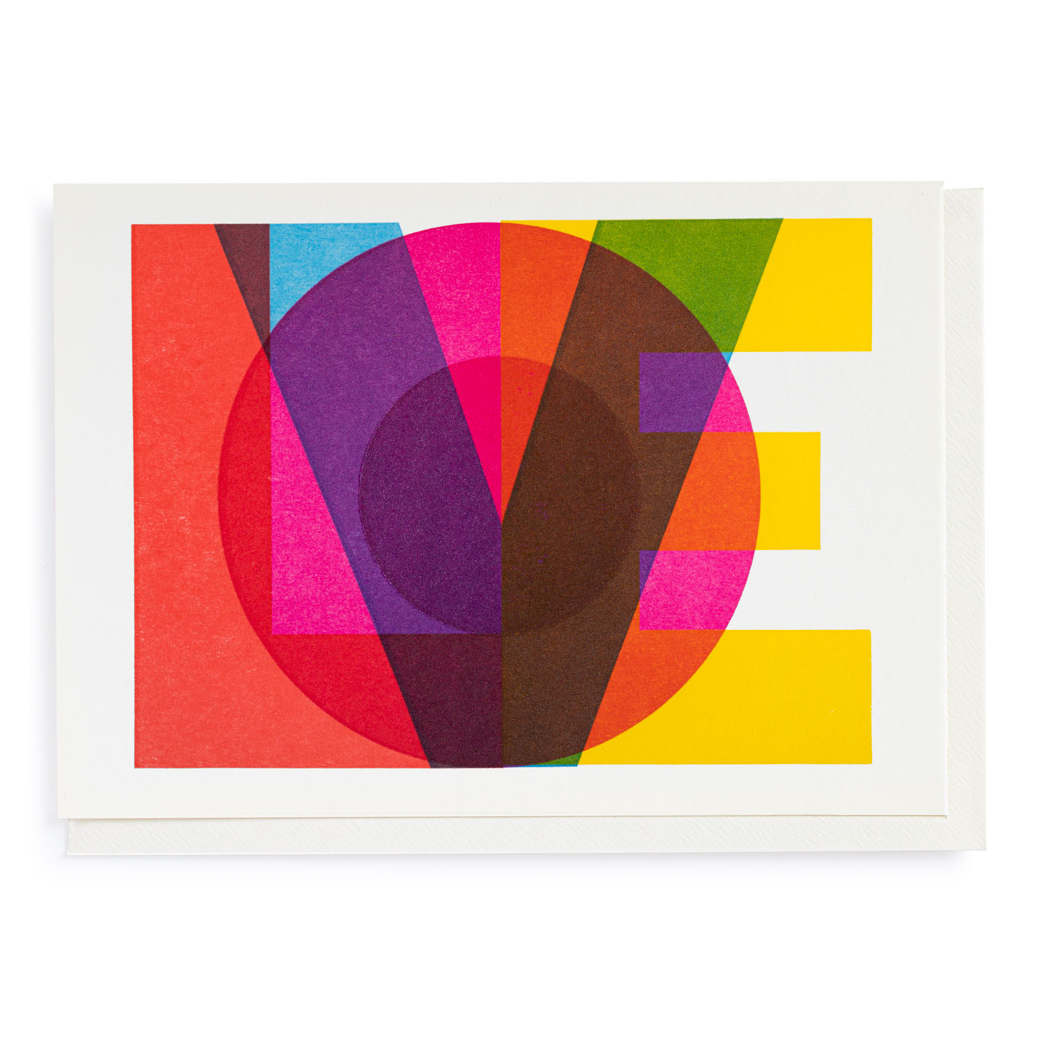 Block Love by Pressink - Letterpress Cards - Pressink - from Archivist Gallery 