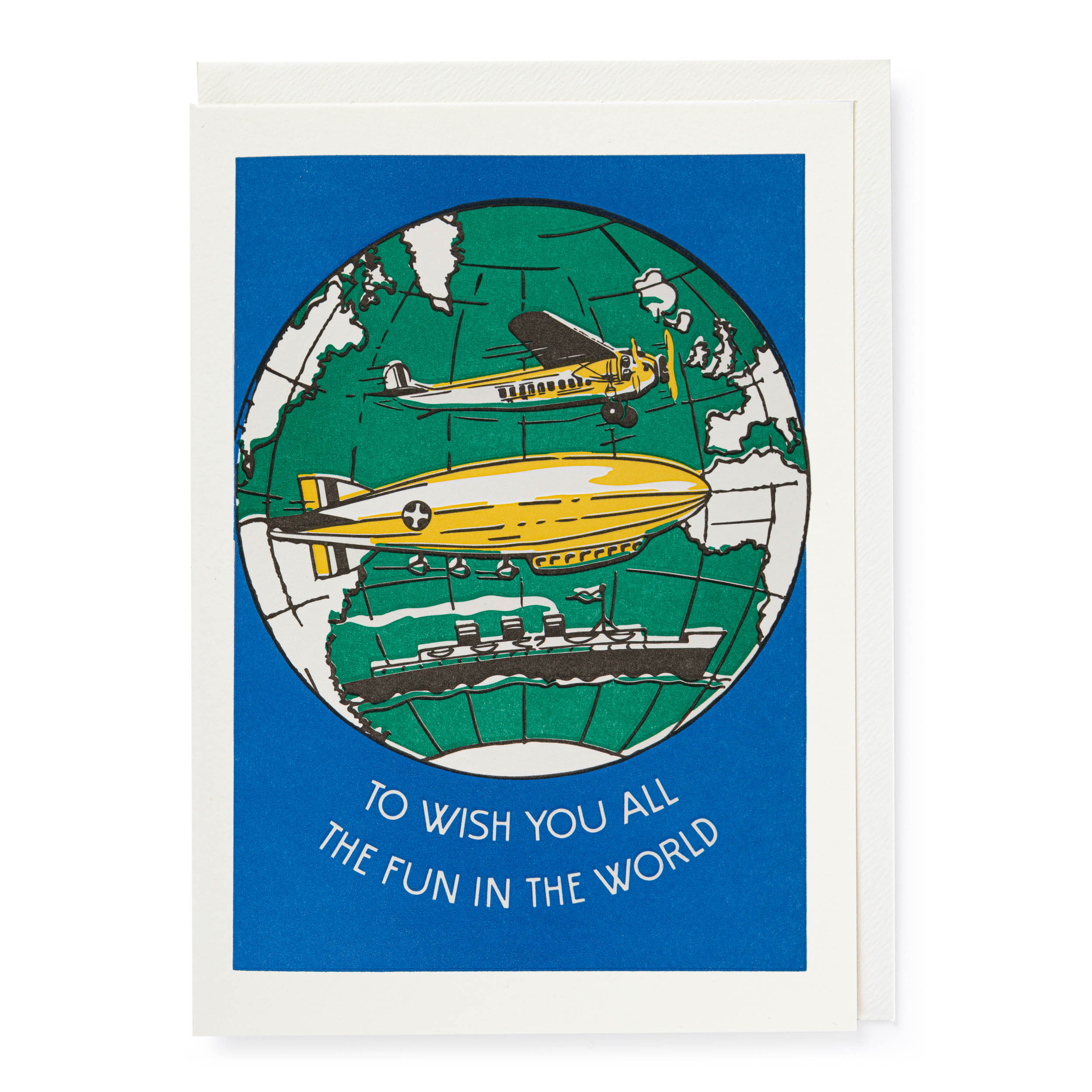 All the Fun in the World - Letterpress Cards - Archivist QPs - from Archivist Gallery 