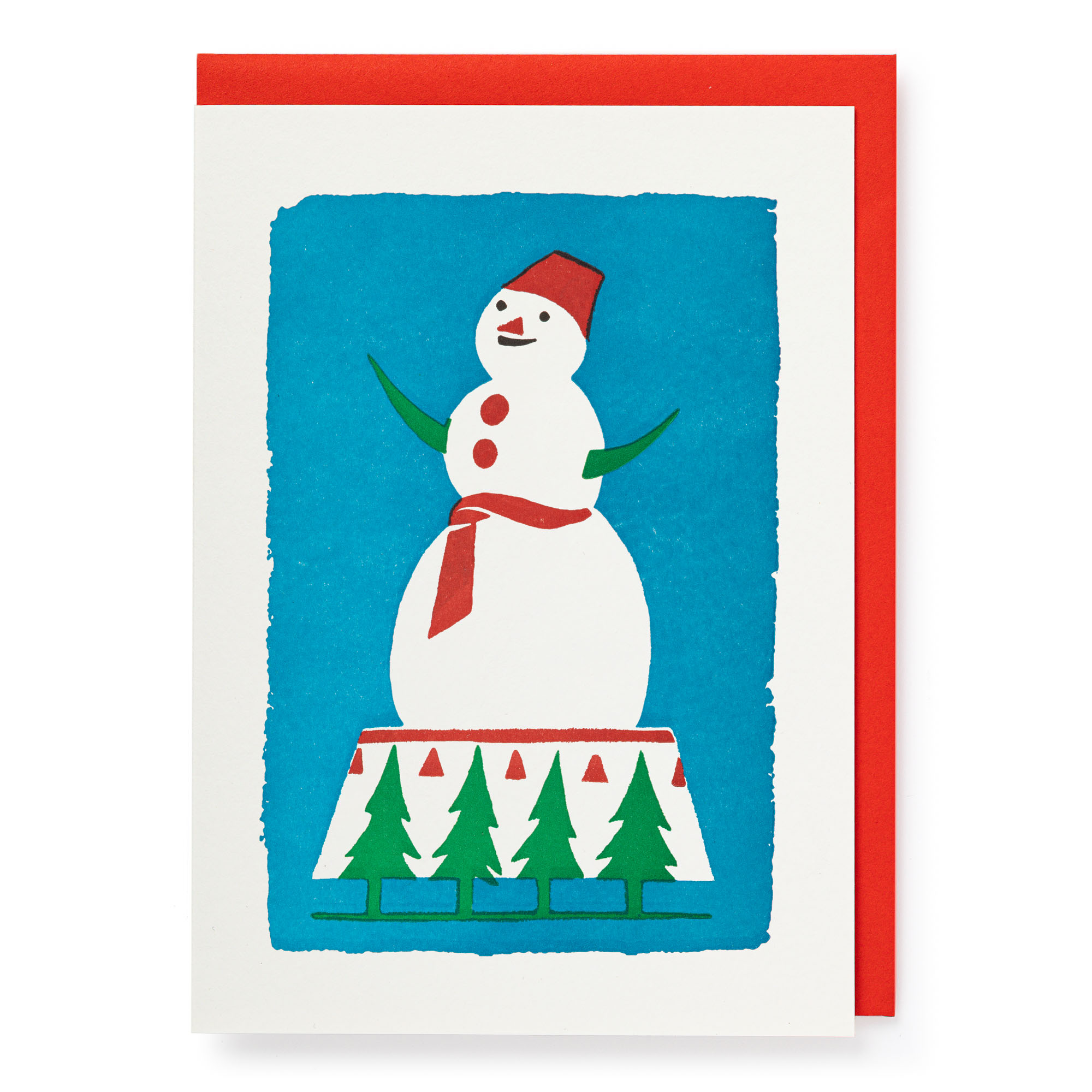Snowman - Letterpress Cards - Archivist QPs - from Archivist Gallery 