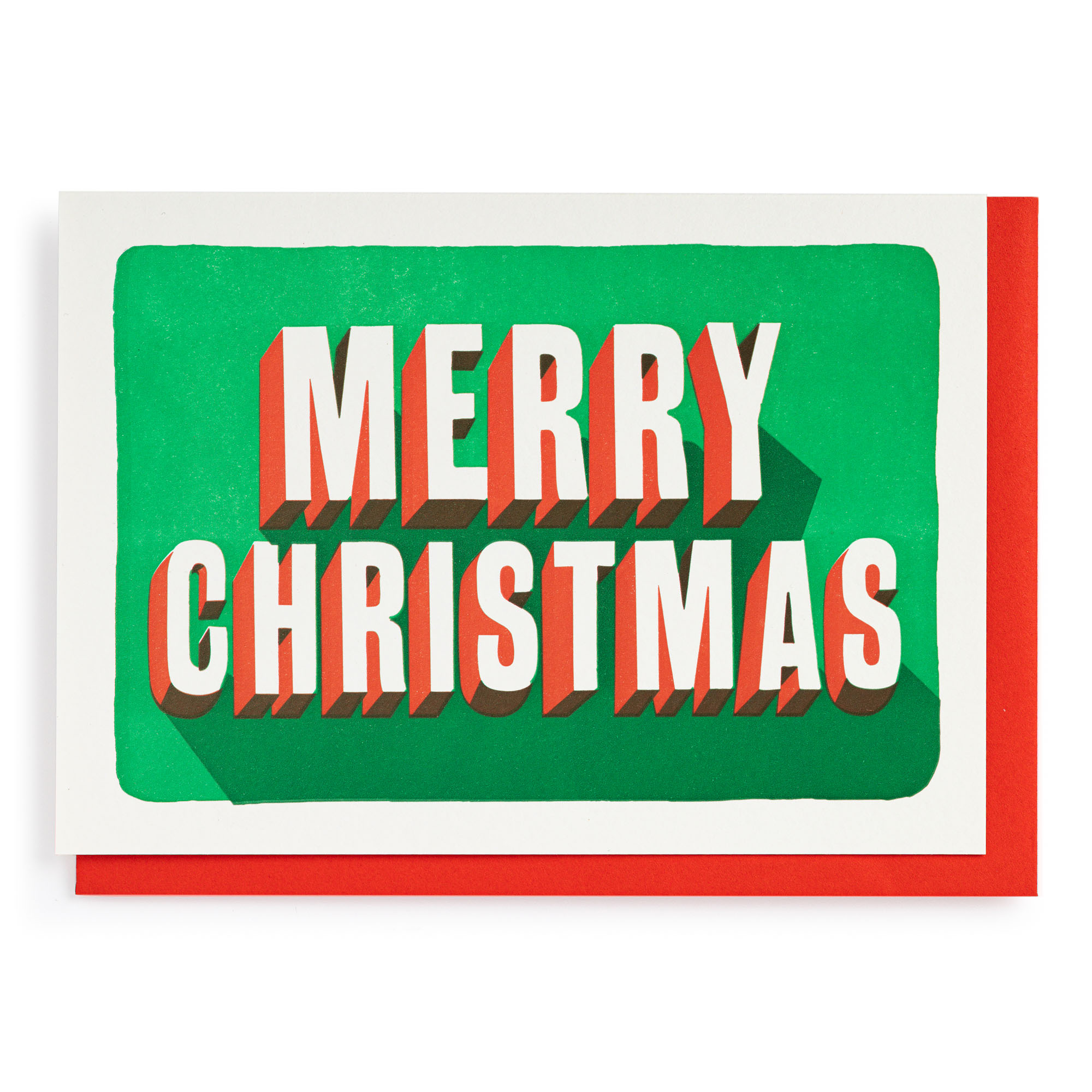 Merry Christmas - Letterpress Cards - Archivist QPs - from Archivist Gallery 