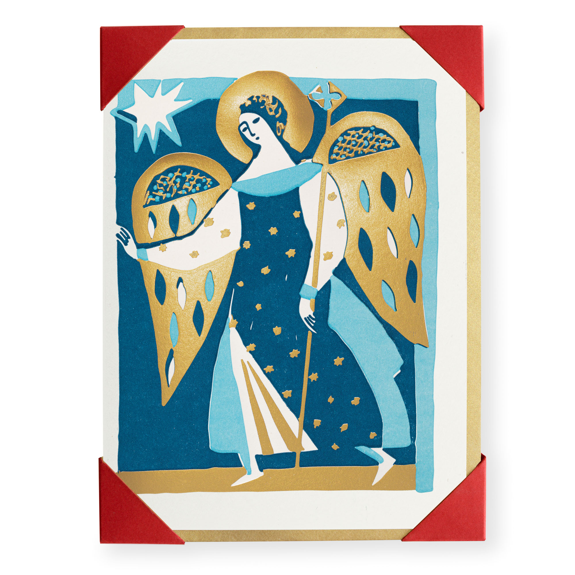 Christmas Angel (pack of 5) - Letterpress Cards - Archivist - from Archivist Gallery 
