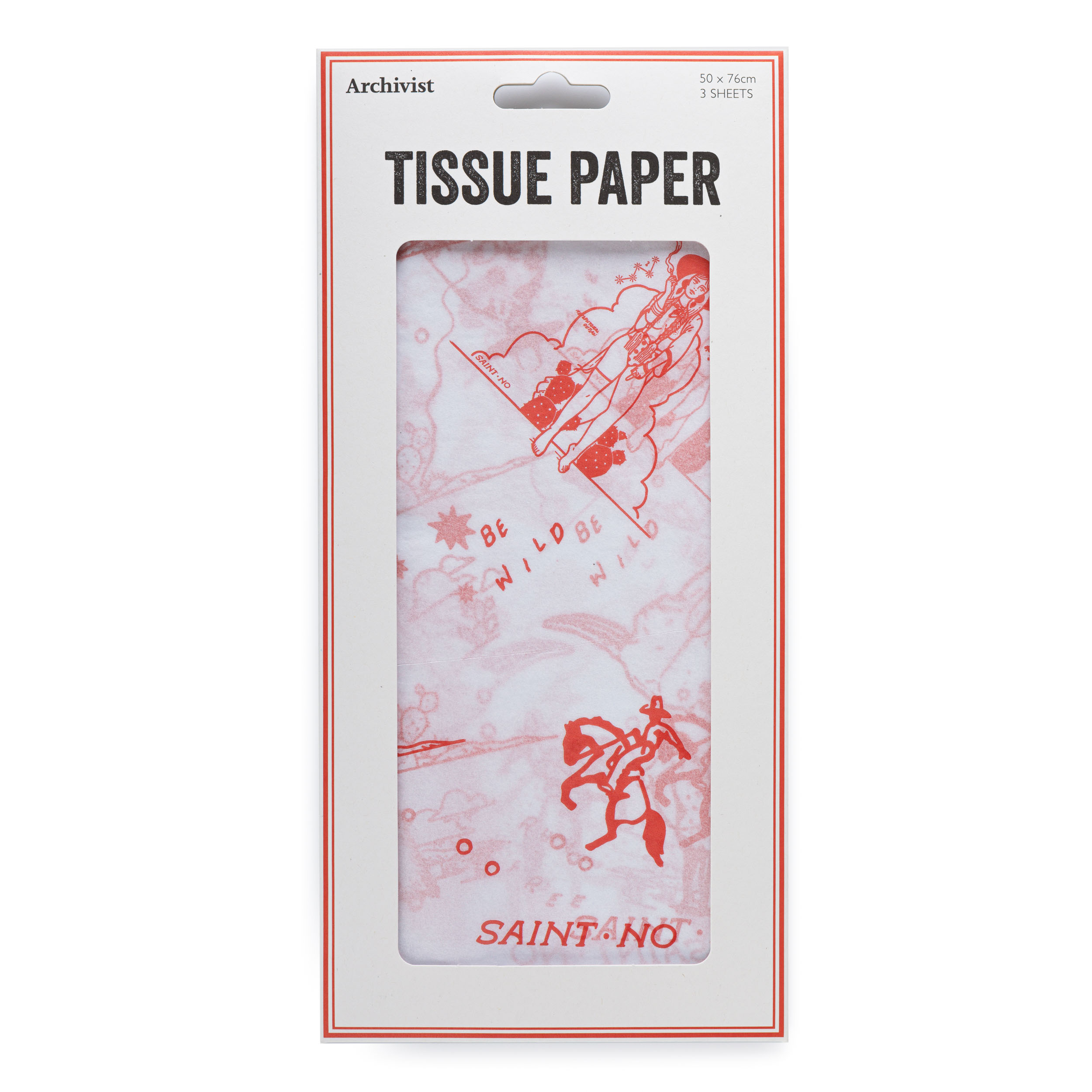 Saint No Tissue - Tissue Paper - Saint No - from Archivist Gallery 