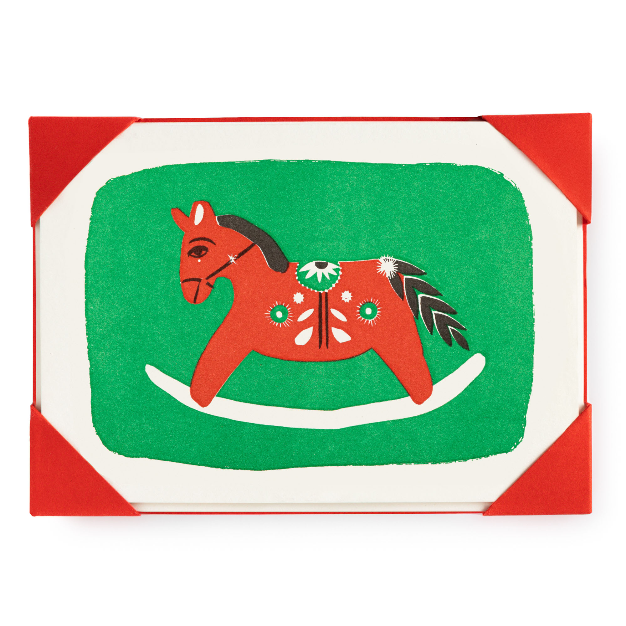 Festive Rocking Horse - Notelets Packs - Ariane Butto - from Archivist Gallery 