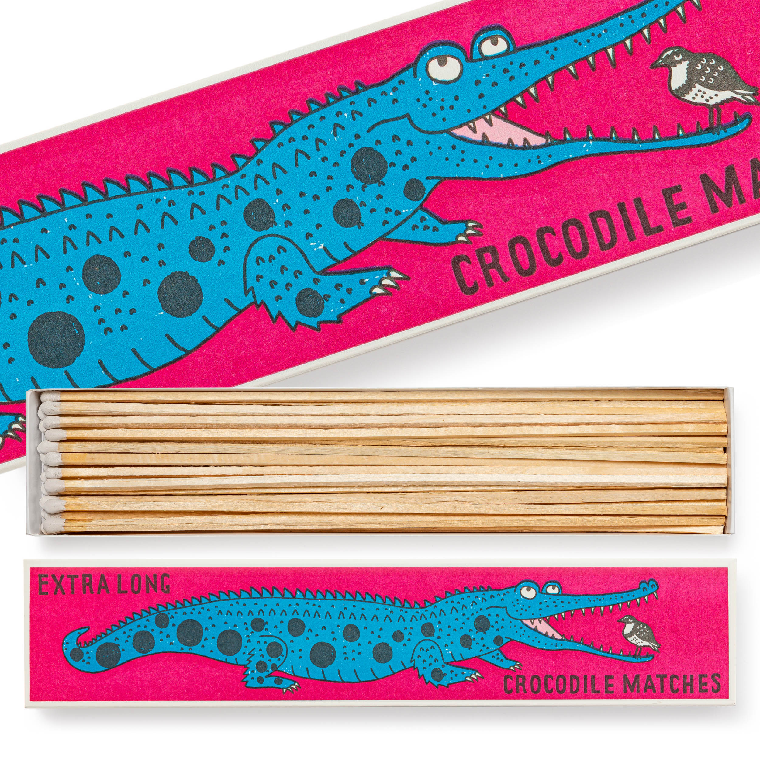 Crocodile Matches - Long Matchboxes - Charlotte Farmer - from Archivist Gallery 