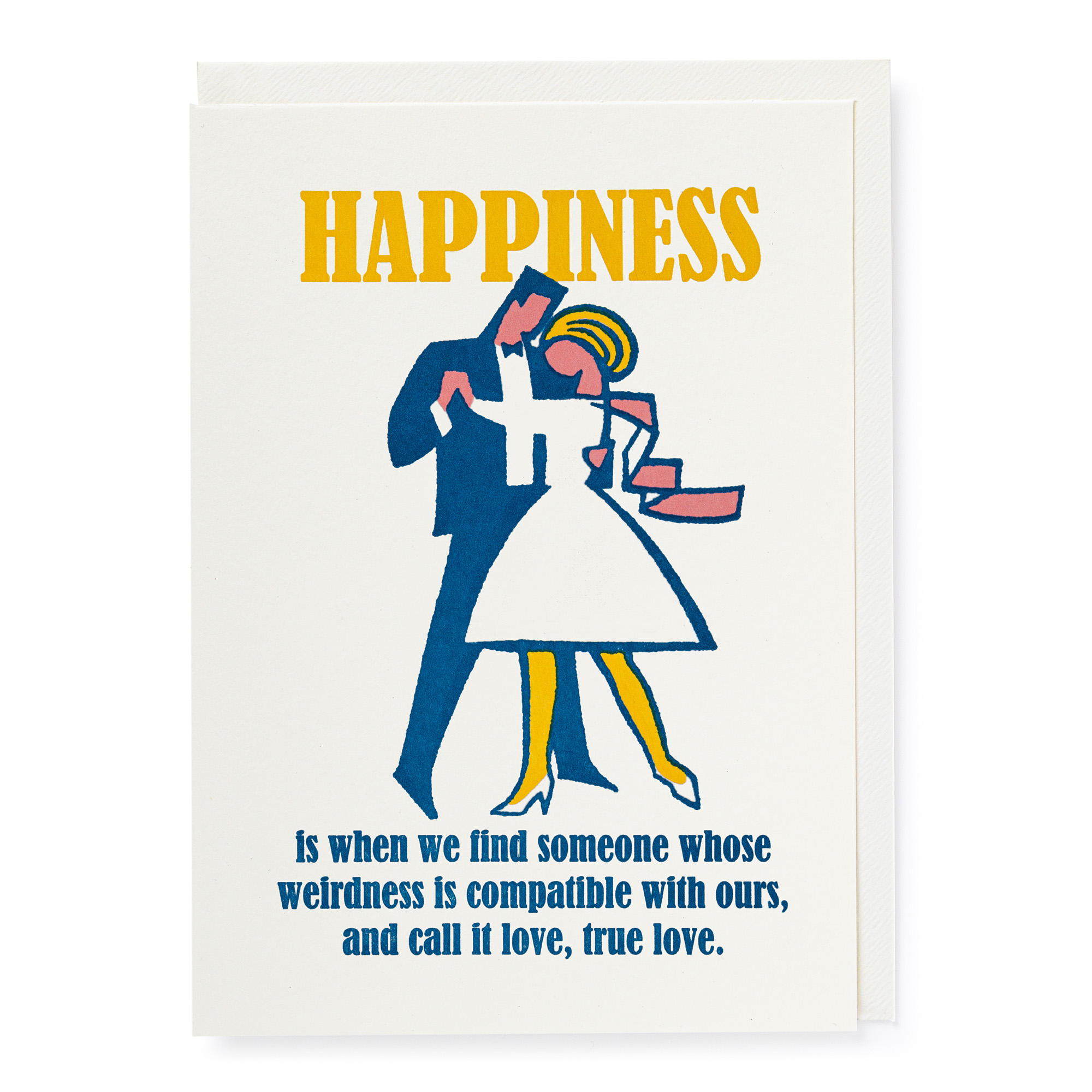 Happiness Dancers - Letterpress Cards - Archivist QPs - from Archivist Gallery 