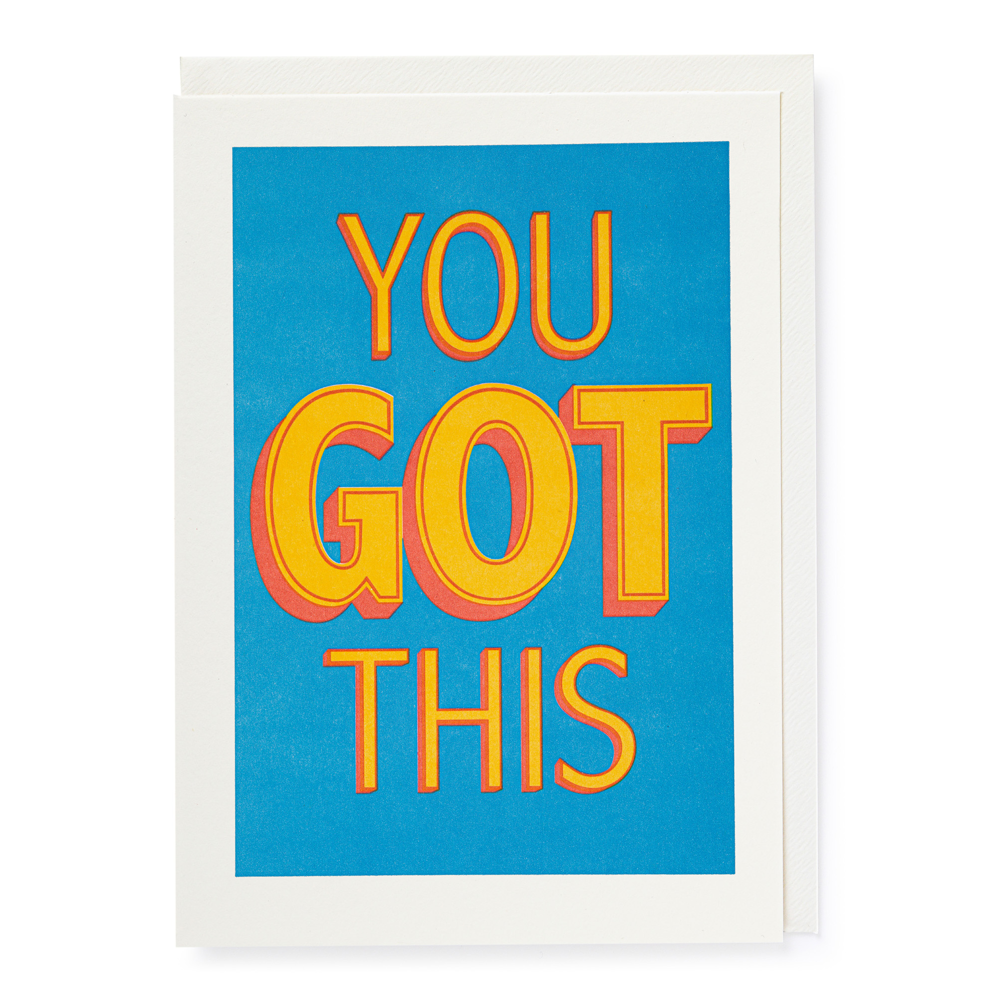 You Got This - Letterpress Cards - Archivist QPs - from Archivist Gallery 