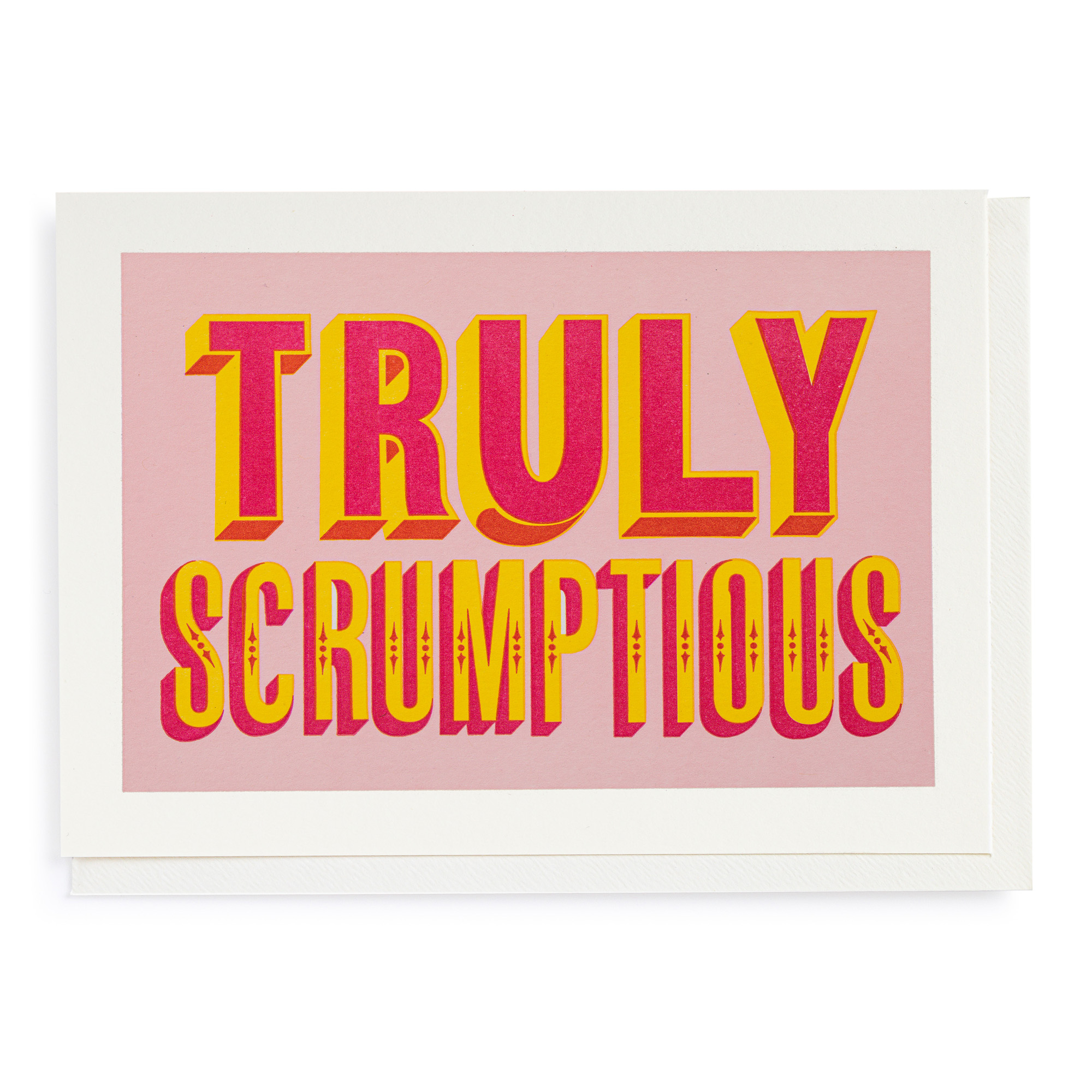Truly Scrumptious - Letterpress Cards - Archivist QPs - from Archivist Gallery 