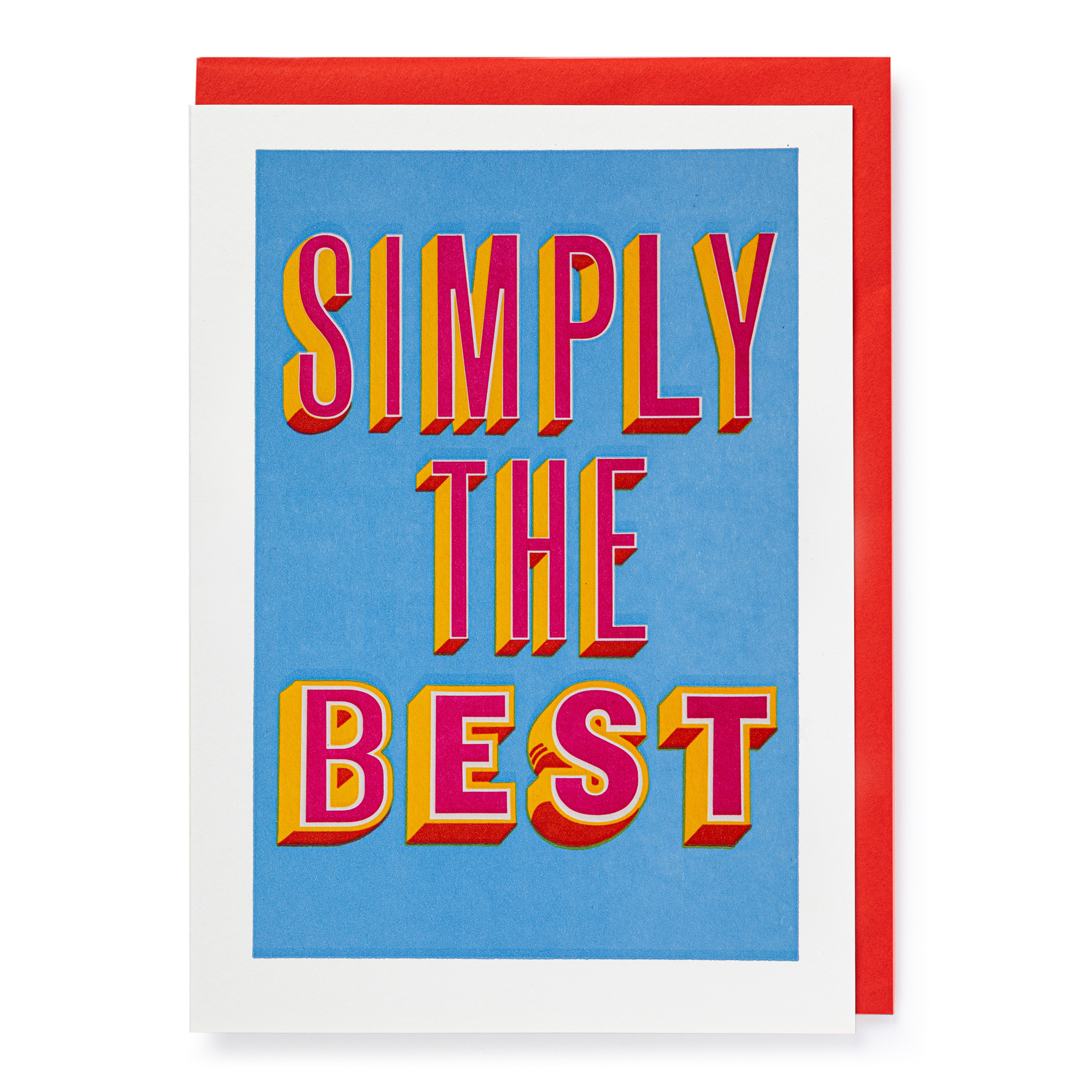 Simply The Best - Letterpress Cards - Archivist QPs - from Archivist Gallery 