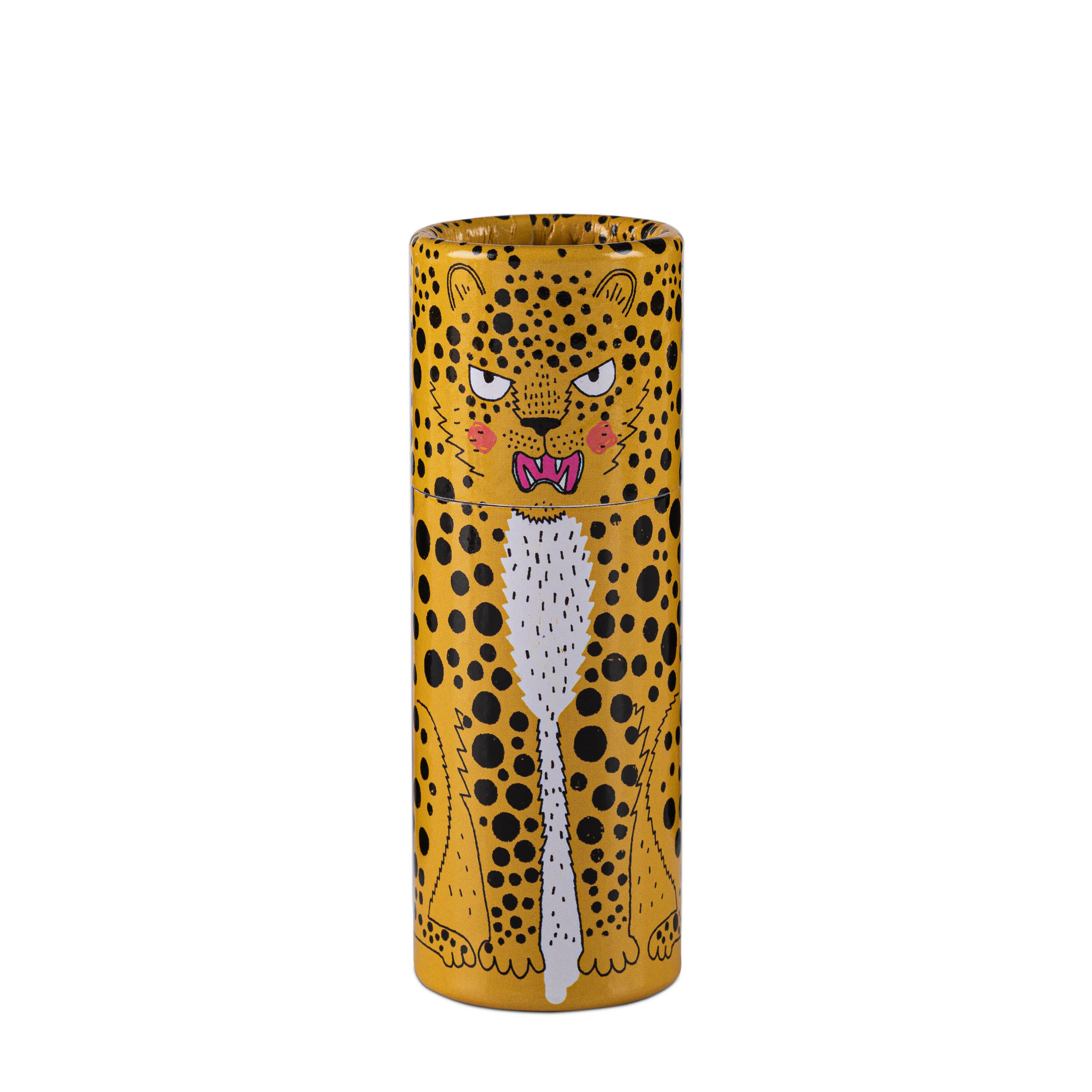 Leopard Match Cylinder - Square Matchboxes - Archivist - from Archivist Gallery 
