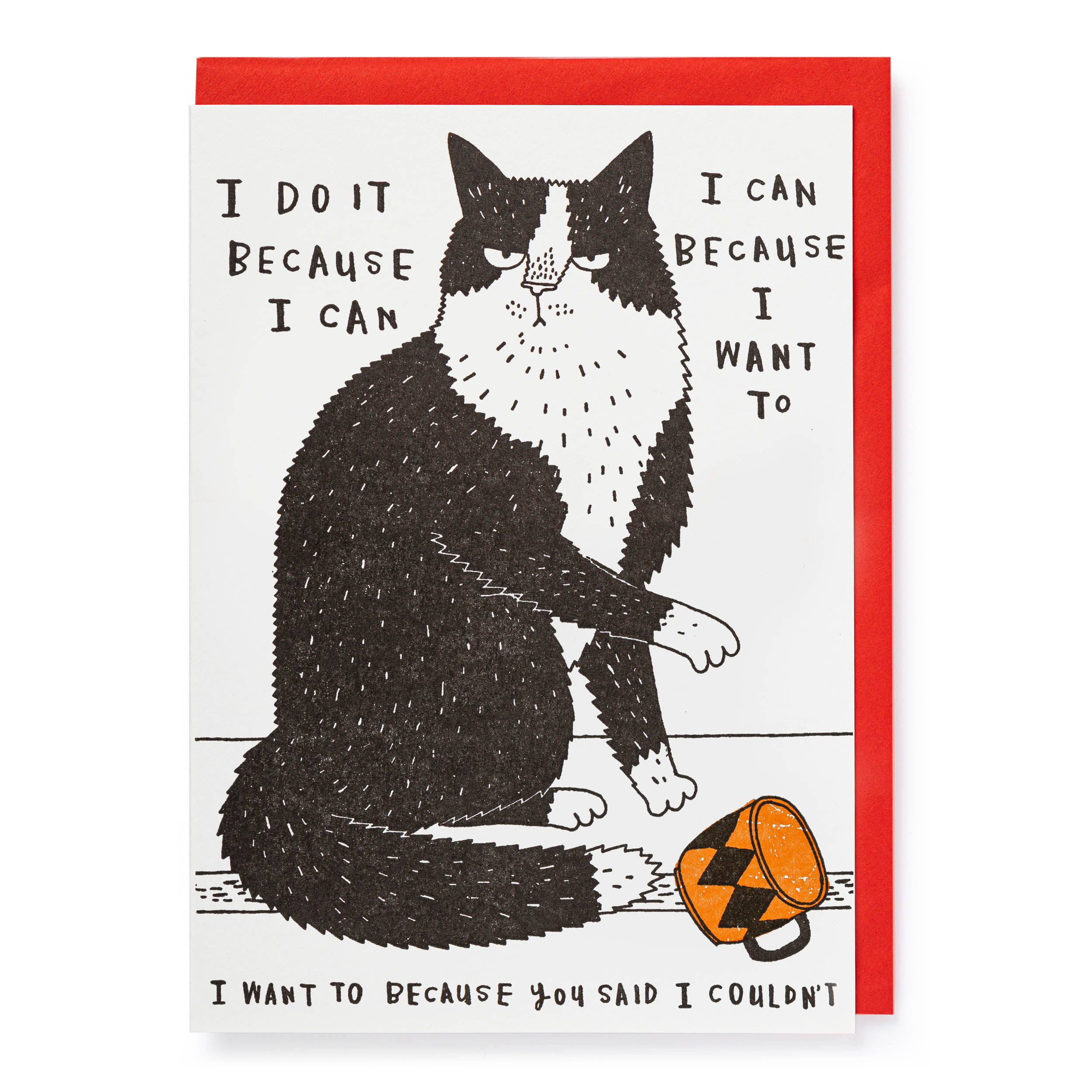 I Do It Because I Can - Letterpress Cards - Charlotte Farmer - from Archivist Gallery 
