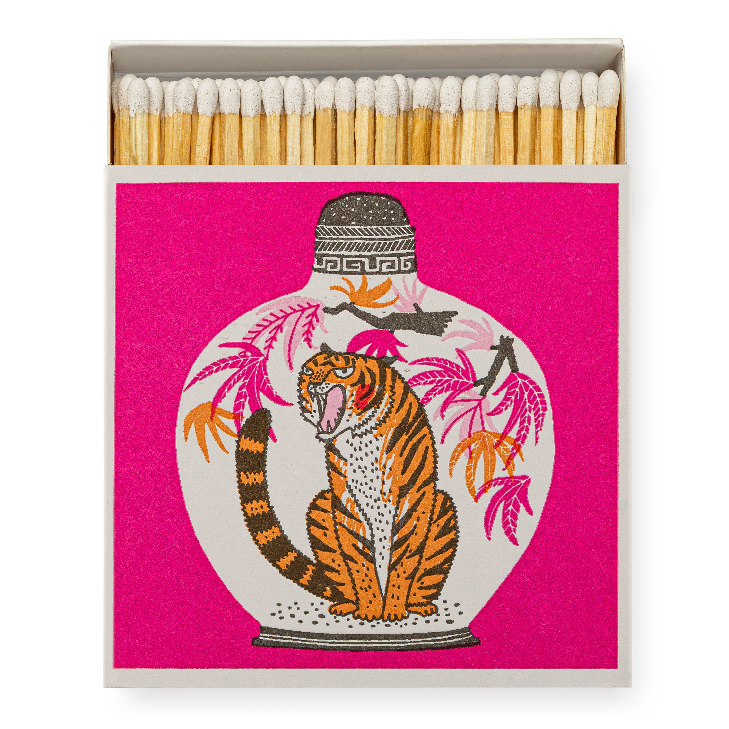 Charlotte Farmer Tiger - Square Matchboxes - Charlotte Farmer - from Archivist Gallery 