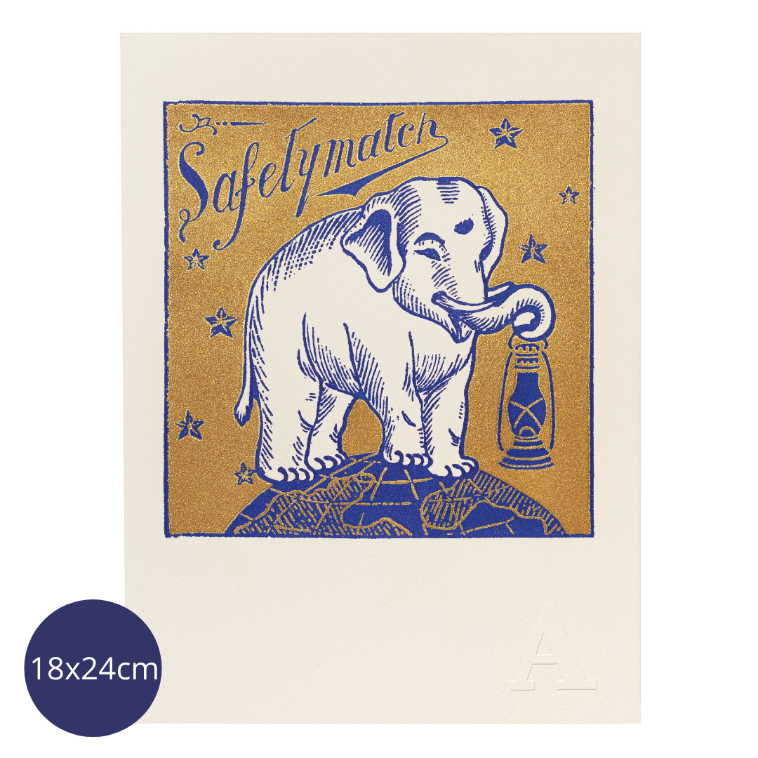 Gold Elephant - Mini Prints - Archivist - from Archivist Gallery 
