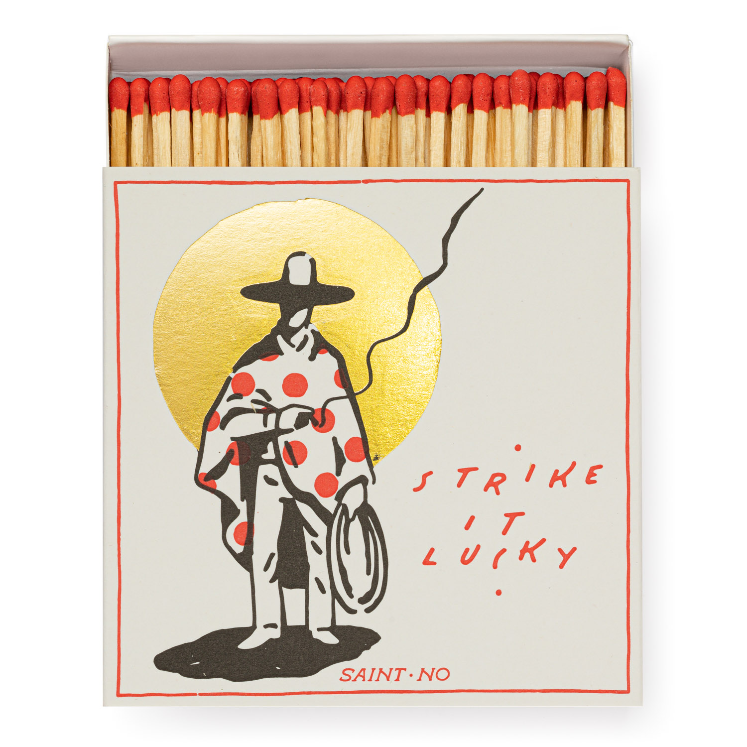 Strike it Lucky - Square Matchboxes - Saint No - from Archivist Gallery 