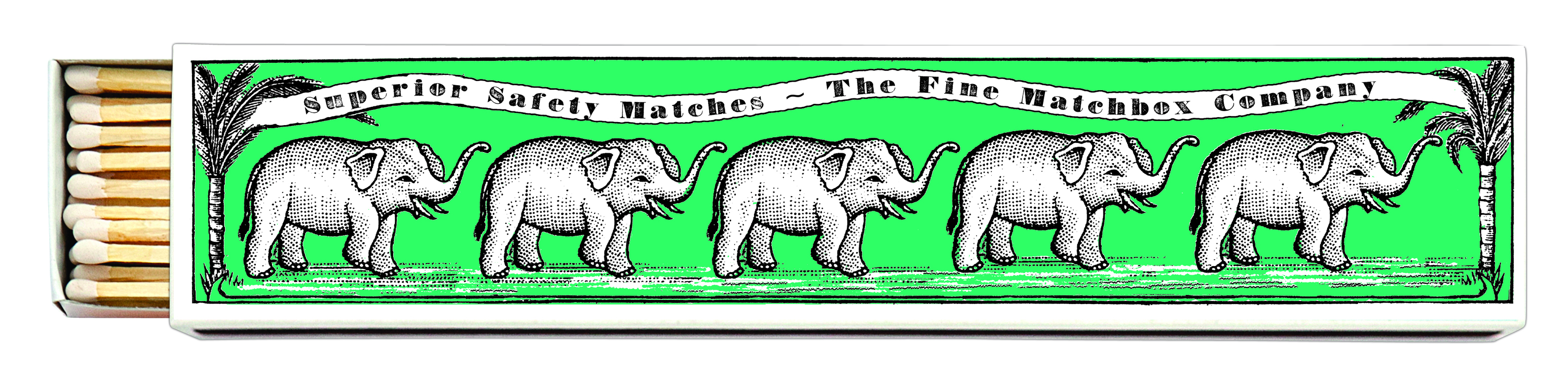 Green Elephants - Long Matchboxes - Archivist - from Archivist Gallery view