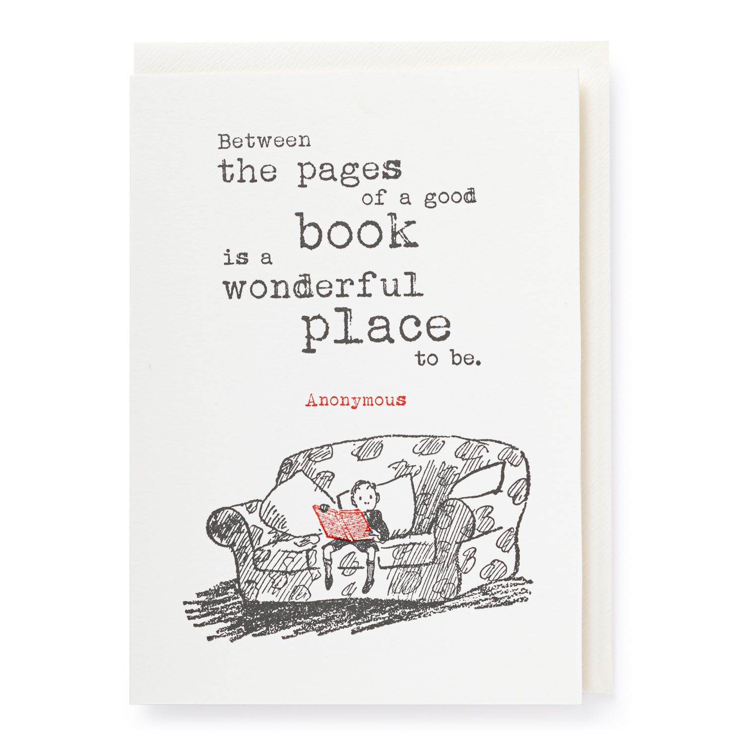 Between the pages - Letterpress Cards - from Archivist Gallery 
