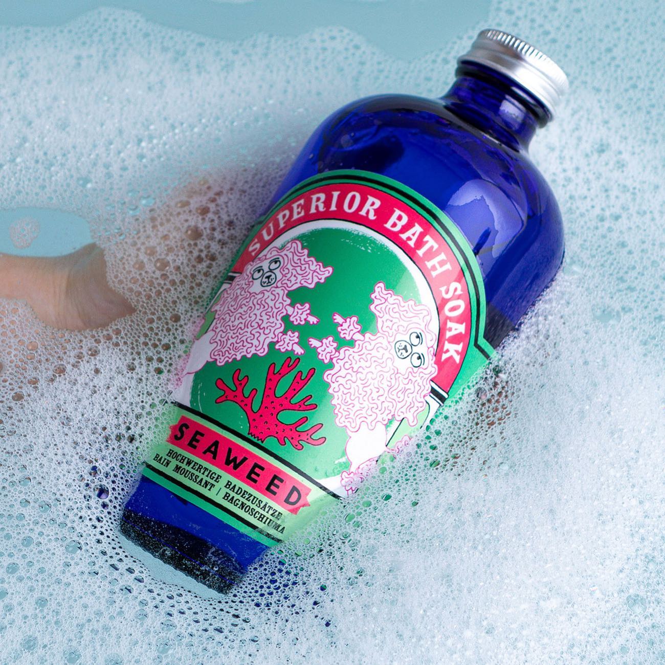 Have you seen our new Bath Soak yet? 🫧 🫧 🫧 #bathsoak #bubblebath #poodle #bathtime #bathroom #arc...