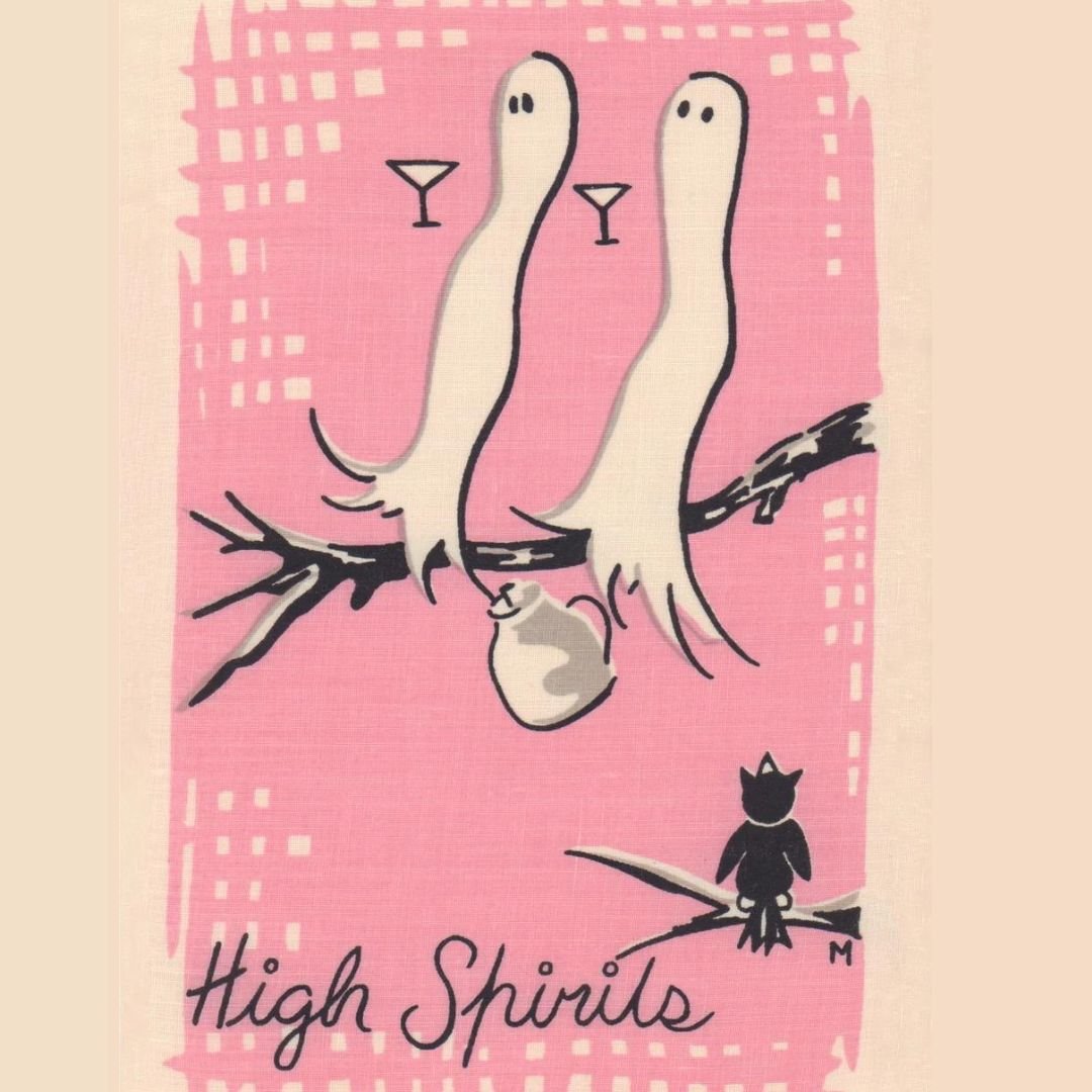 We've been waiting for a chance to share these 1950's cocktail napkins, and Halloween felt like t...