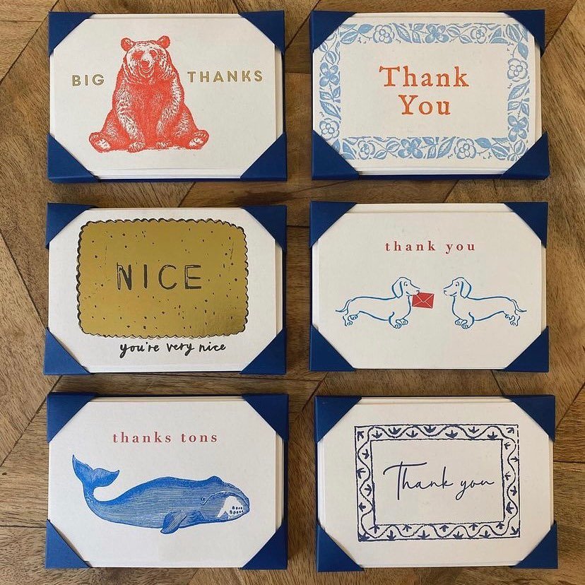 Thank you @mineshaftesbury for sharing this pic of our notelet cards. Each card is letterpress pr...