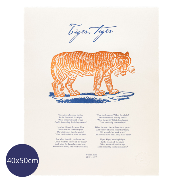 Tiger Tiger William Blake - Large Prints - from Archivist Gallery