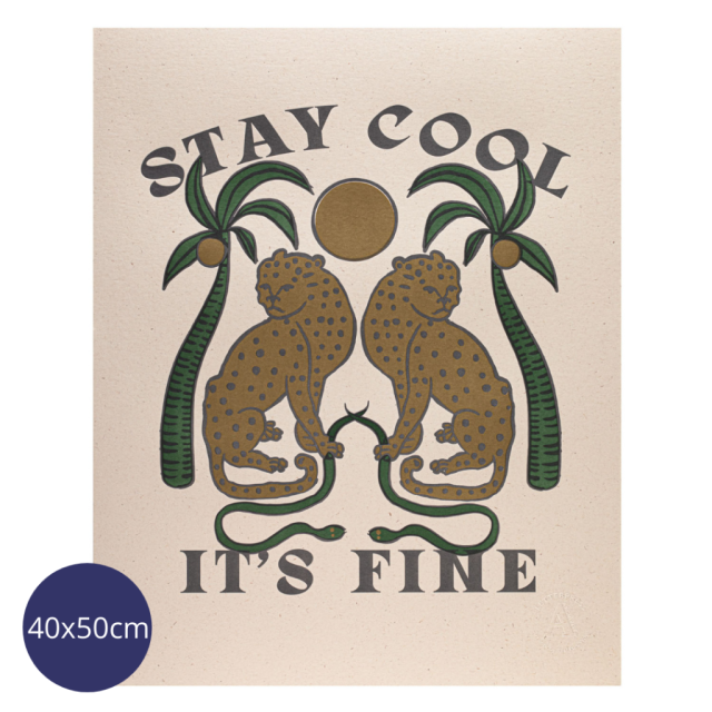 Stay Cool Print - Large Prints - Real, Fun, Wow! - from Archivist Gallery