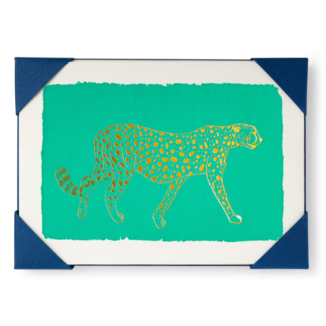 Mint Cheetah - Notelets Packs - from Archivist Gallery