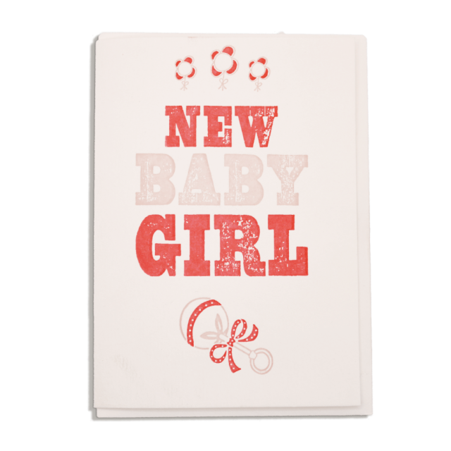 New Baby girl - Notelets Singles - Archivist - from Archivist Gallery