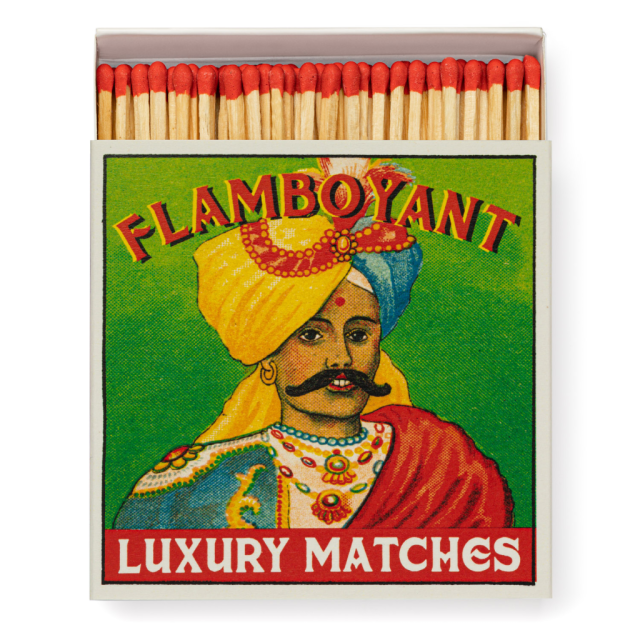 Mr Flamboyant - Square Matchboxes - Archivist - from Archivist Gallery