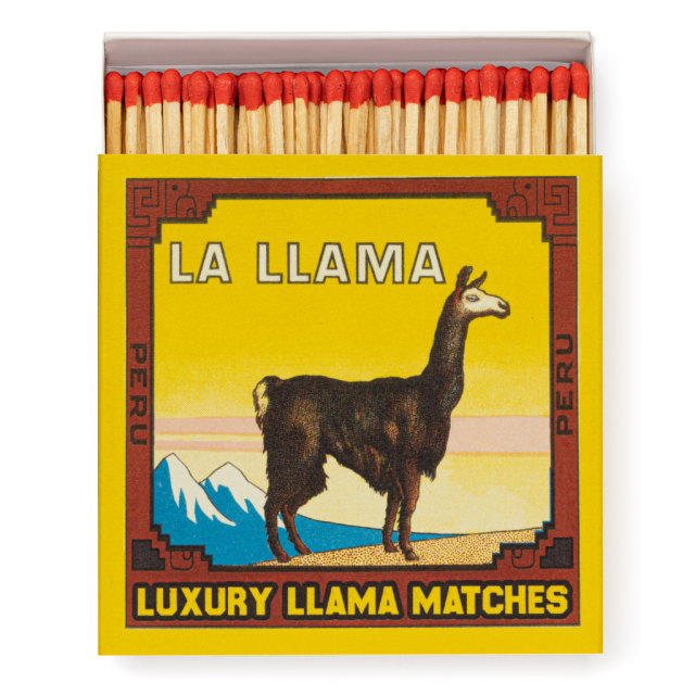 La llama - Square Matchboxes - Archivist - from Archivist Gallery