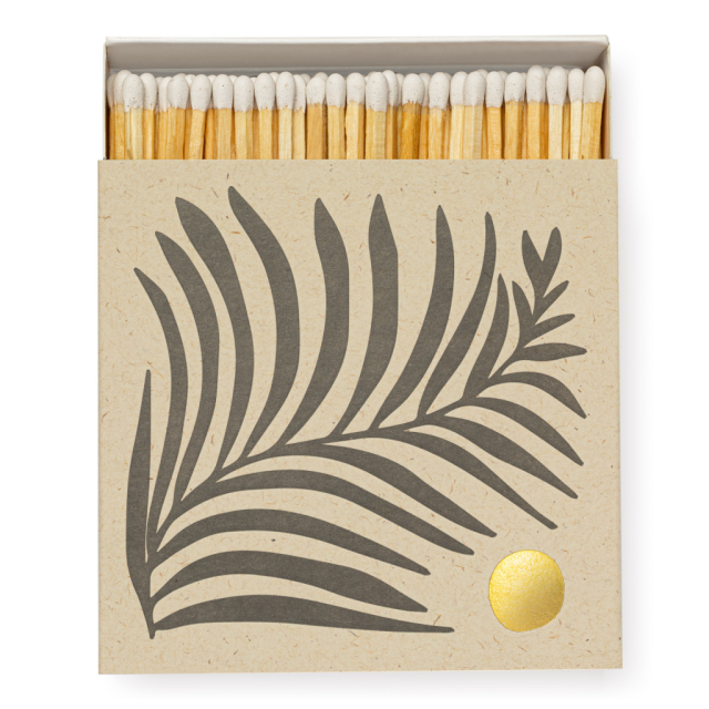 White Fern - Square Matchboxes - Real, Fun, Wow! - from Archivist Gallery