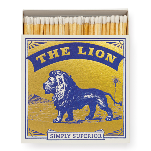 Gold Lion - Square Matchboxes - Archivist - from Archivist Gallery