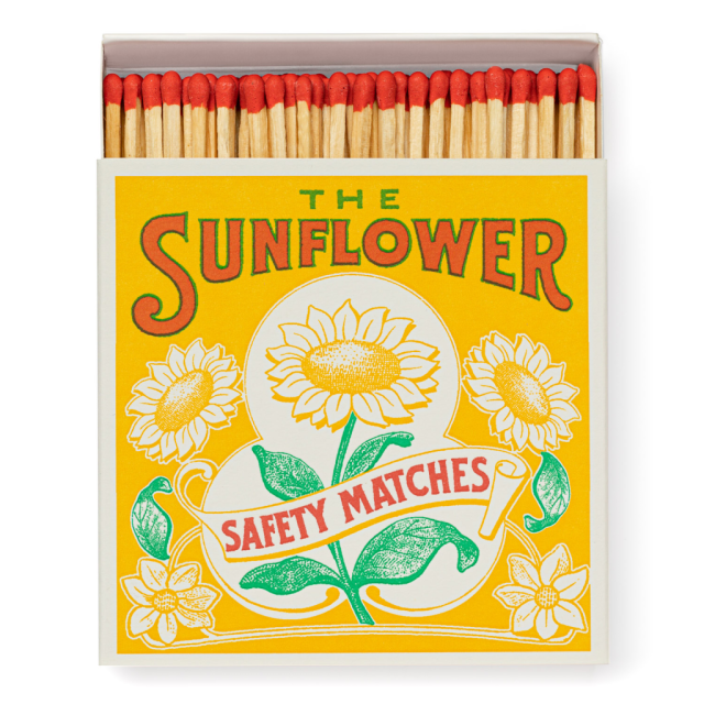 Sunflower - Square Matchboxes - from Archivist Gallery