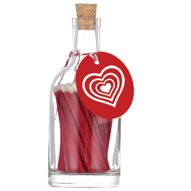 Red Heart - Match Bottles - Archivist - from Archivist Gallery