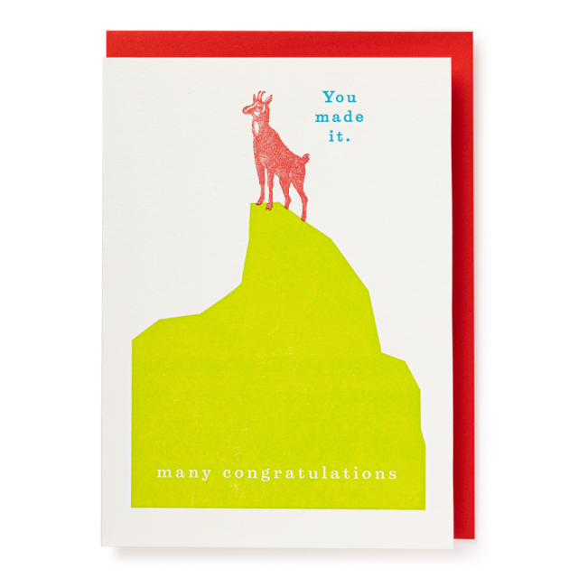 You Made It - Letterpress Cards - Jason Falkner - from Archivist Gallery