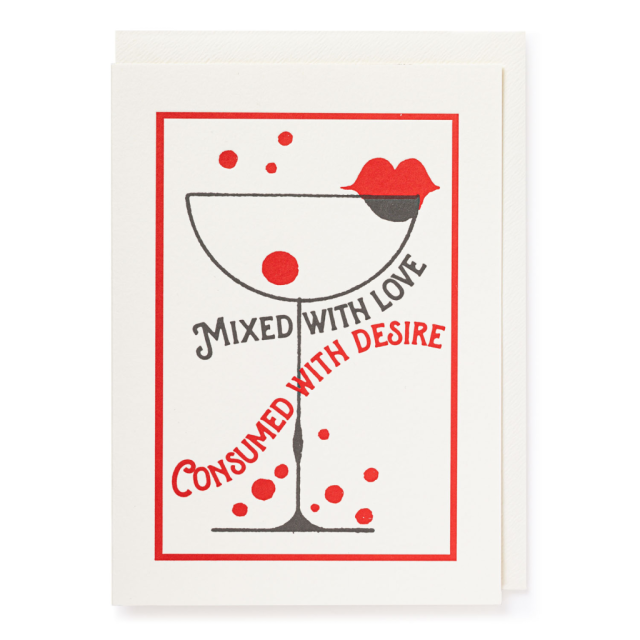 Mixed with love - Letterpress Cards - from Archivist Gallery