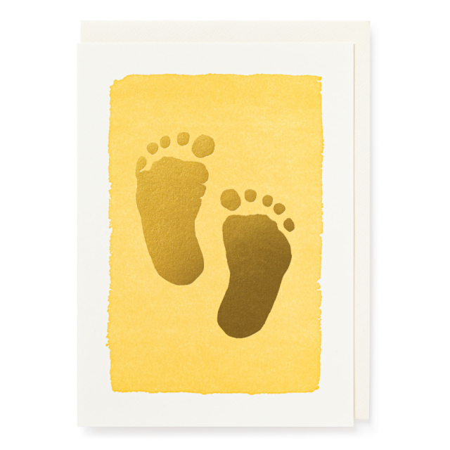 Gold Toes - Letterpress Cards - from Archivist Gallery