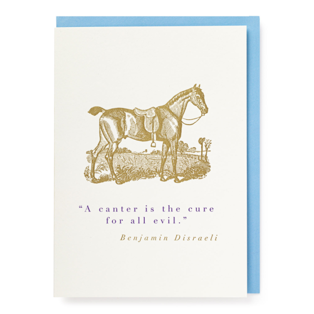 Canter - Letterpress Cards - from Archivist Gallery