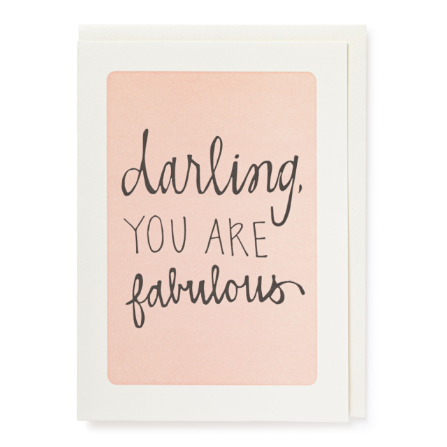 Darling you are Fabulous
                             
                                     
