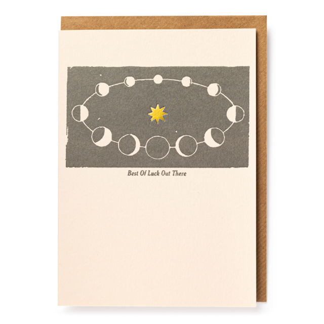 Best of Luck Out There - Letterpress Cards - Real, Fun, Wow! - from Archivist Gallery