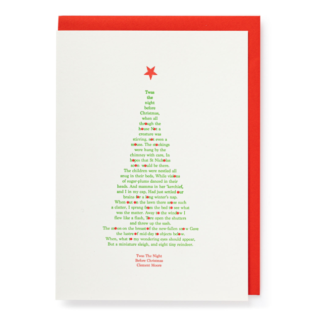 Night before Christmas - Letterpress Cards - from Archivist Gallery