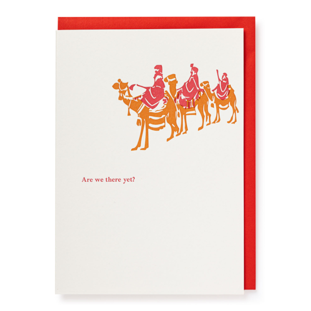 Nearly There Yet? Christmas - Letterpress Cards - from Archivist Gallery