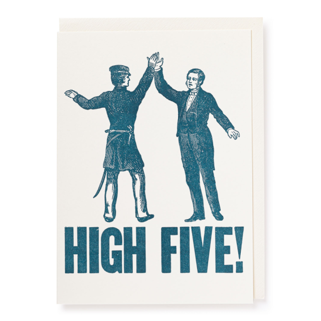High Five - Letterpress Cards - from Archivist Gallery