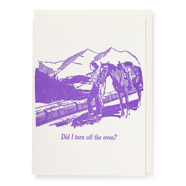 Cooker Off? - Letterpress Cards - from Archivist Gallery